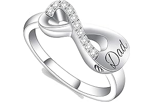 Infinity Love Cremation Ring for Beloved Women