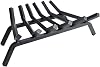 Fireplace Log Grate 23 inch 6 Bar Fire Grates Heavy Duty 3/4 Wide Solid Steel Indoor Chimney Hearth Outdoor Fire Place Kindling Tool Pit Wrought Iron Wood Stove Firewood Burning Rack Holder
