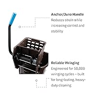 Vista 44 de Carlisle Commercial - Cubeta para limpiador con escurridor de presión lateral