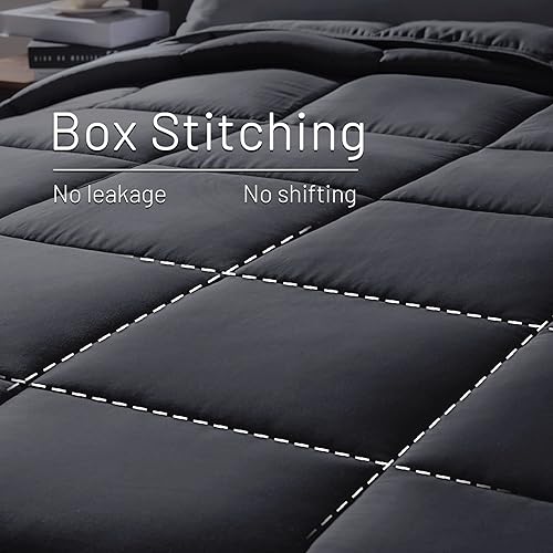 Miniatura 6 de NEXHOME PRO Edredón Refrescante de Viscosa Natural Orgánica de Bambú King, Inserto de Edredón Ligero, Manta de Verano, Ropa de Cama Alternativa al