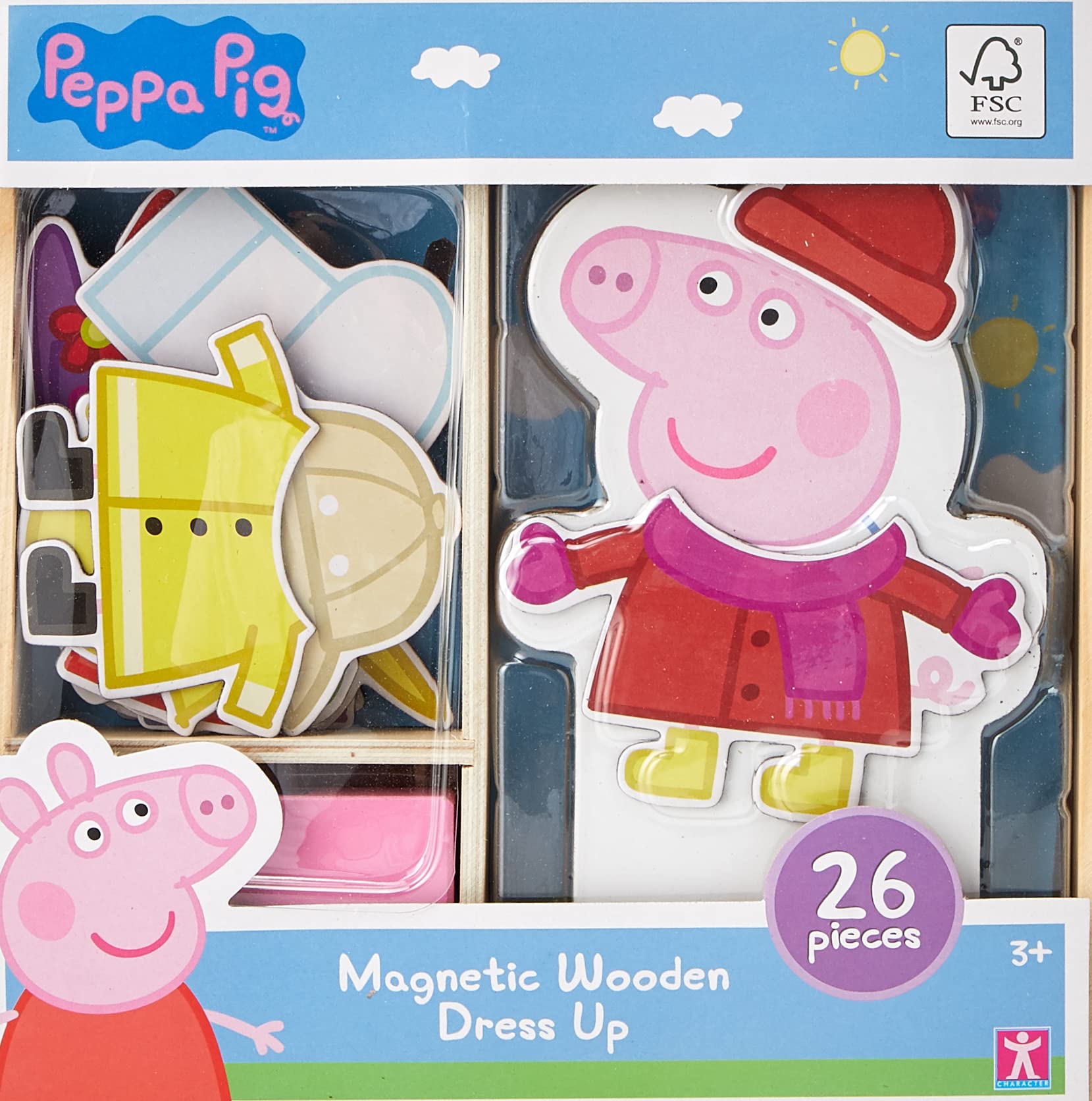 Buy PEPPA PIG WOODEN DRESSUP SET, FSC WOOD, WOODEN TOYS