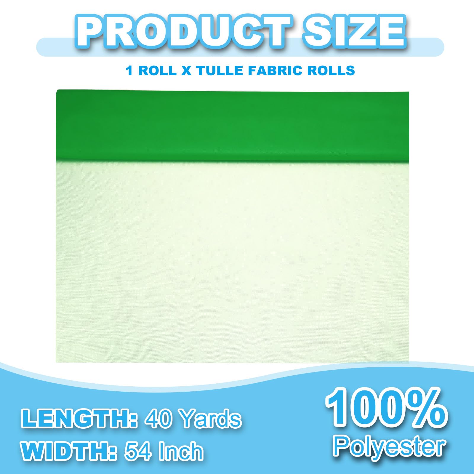 PATIKIL Tulle Fabric Rolls - Image 2