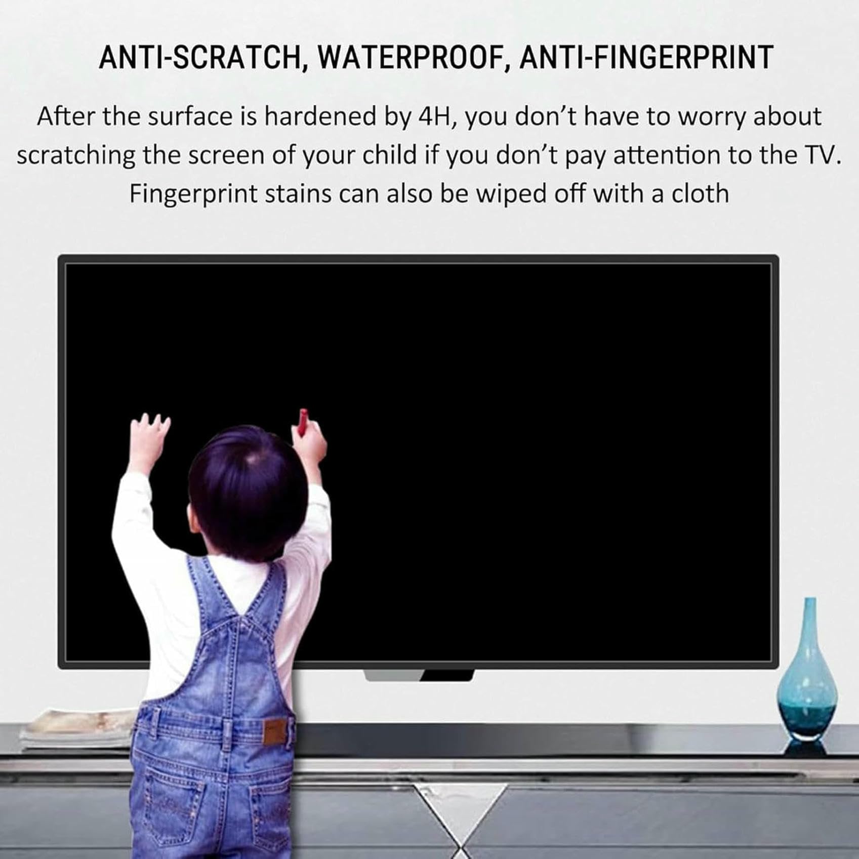 Pellicola protettiva opaca per schermo LCD TV, antiriflesso, anti luce blu, antiriflesso, pellicola filtro antiriflesso, riduce l'affaticamento degli occhi, installazione senza bolle d'aria