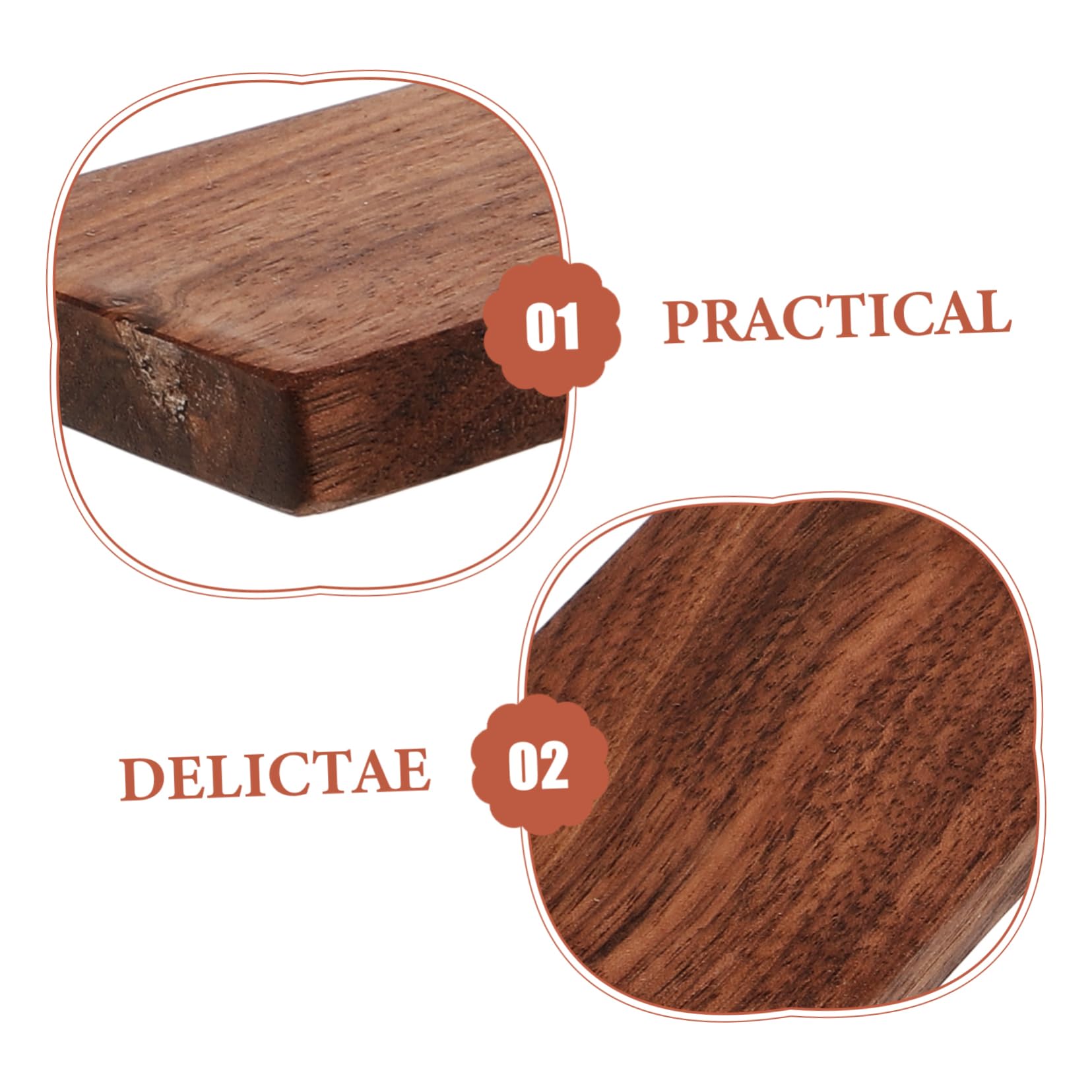 NUOBESTY 5 Sätze Unbearbeitete Holzblöcke Für Diy Holzschnitzerei Für Kreative Projekte Basteln Und Modellbau 2 Stücke * 5