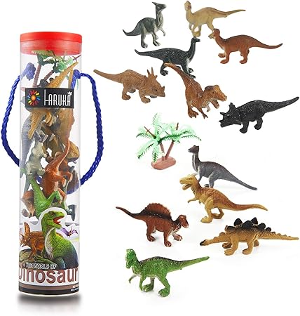 Amazon Haruhana リアル おもちゃ ミニ フィギュア 人形 模型 玩具 12個セット L 1 ロボット 子ども向けフィギュア おもちゃ