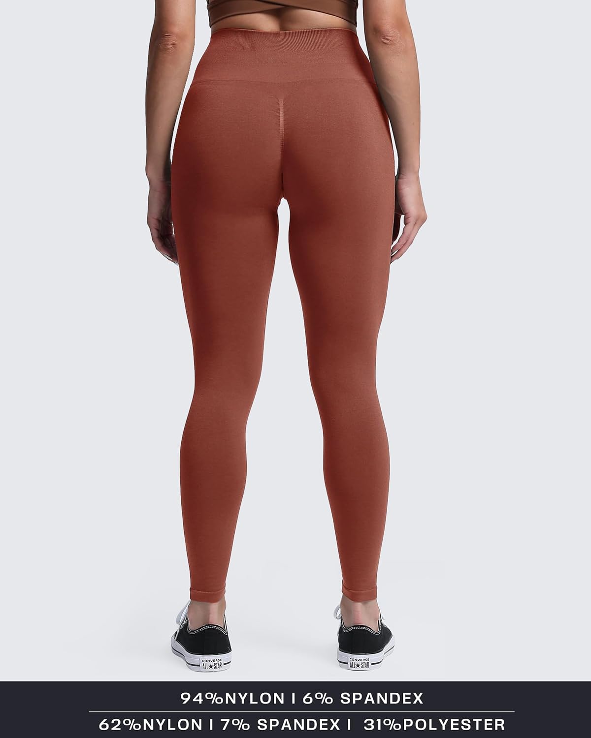 Aoxjox Seamless Scrunch Legging for Women Asset Tummy Control Workout Gym Fitness Sport Active Yoga Pants - Image 3