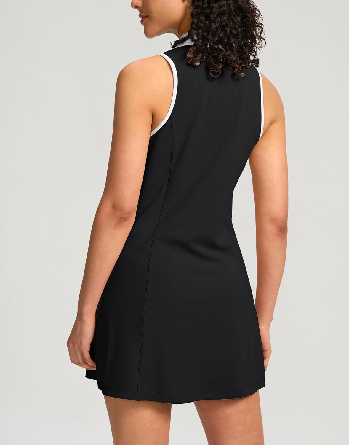 Soothfeel Golf Dress for Women Tennis Dresses with Shorts Pockets Sleeveless Sport Active Workout Athletic Dress - Image 2