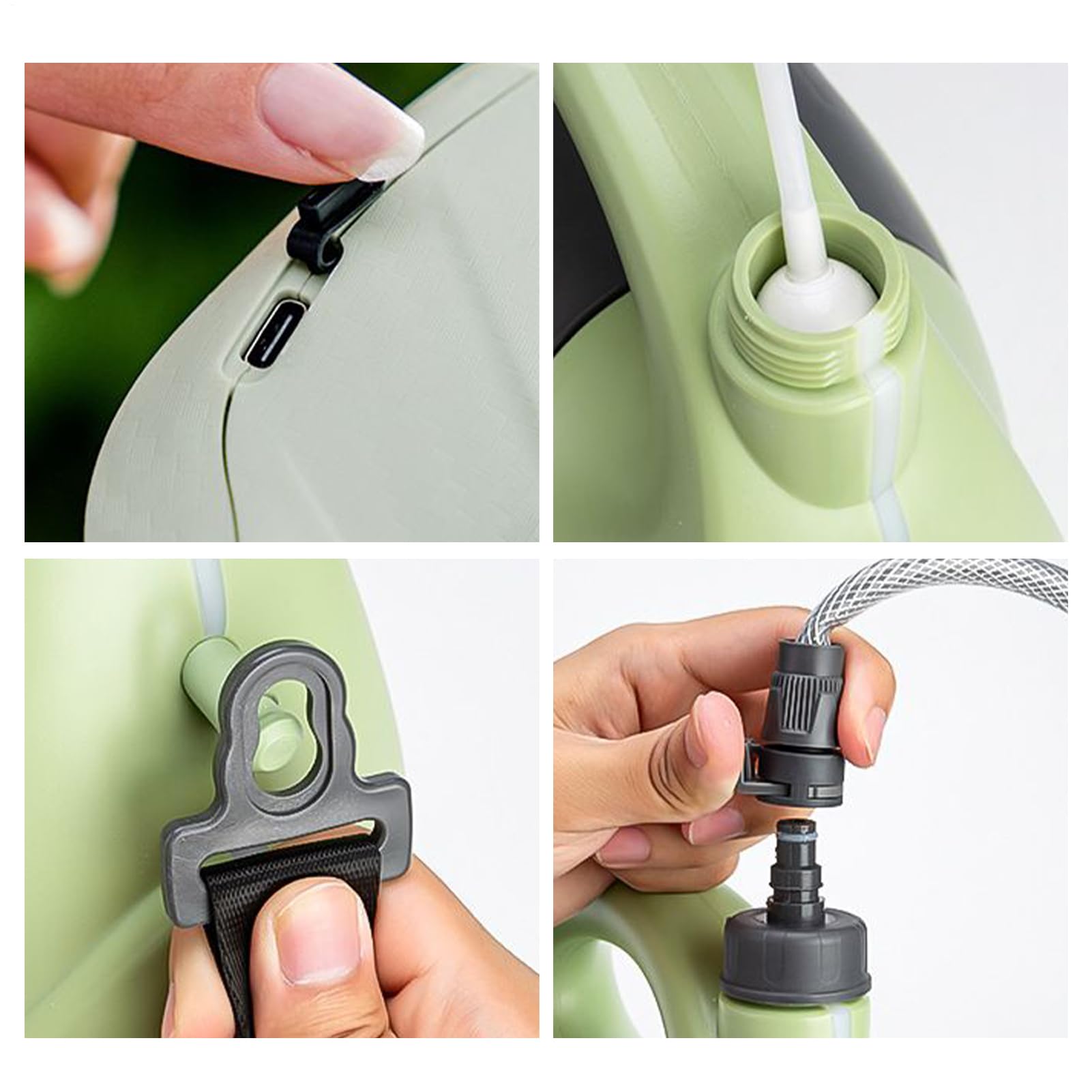 Pulvérisateur Électrique De Jardin Réservoir De 5 litres avec Buses | Pulvérisateur Alimenté Par Batterie Pour Jardin, Lavage De Voiture Et Agricult
