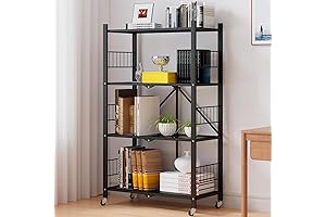 4-Tier Pop it Storage Shelves with Wheels