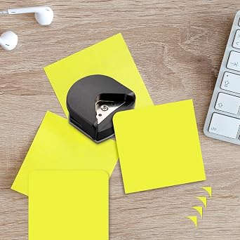 Tabanzhe R4 Corner Rounder Punch - Photo Business Card Rounded Corners Burr-Free Rounded Corner Trimmer Tool Suitable for Paper, Thin Card(Black/Blue)