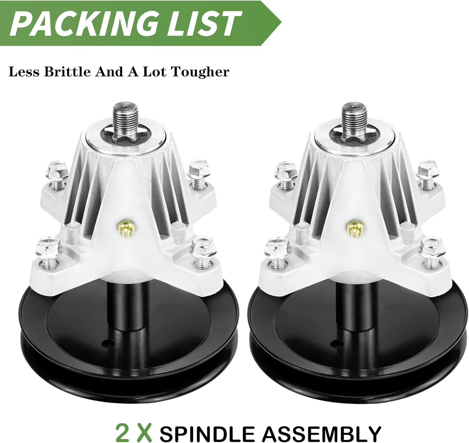 918-06991 618-06991 Spindle Assembly for MTD Troy Bilt 42" Deck T1000 T1200 T1400 T1300 T1800 Bronco Pony 42" LT4200 CLT42G CLT42H T130(2 Pack)