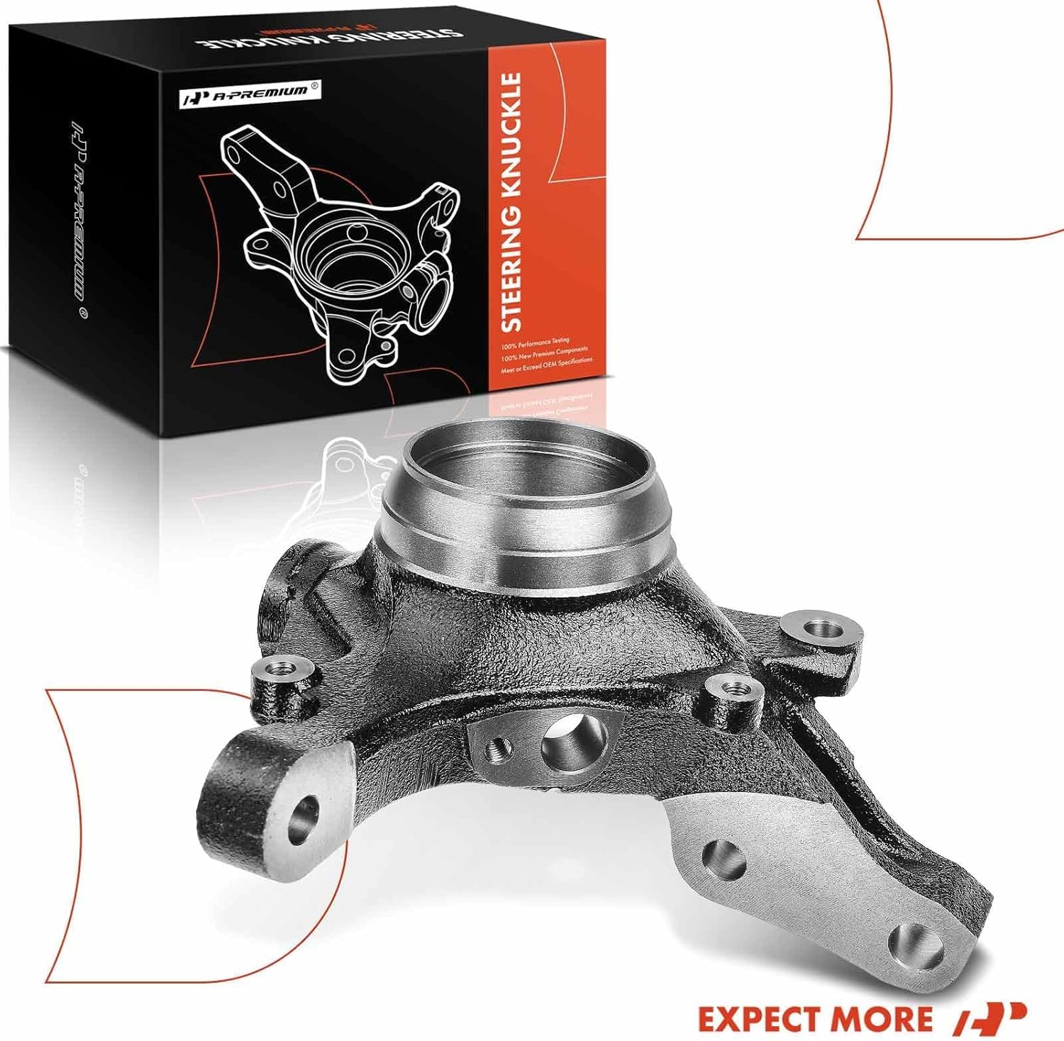 A-Premium Steering Knuckle Replacement for Hyundai Accent Kia Rio Rio5 2006-2011 Front Passenger Side