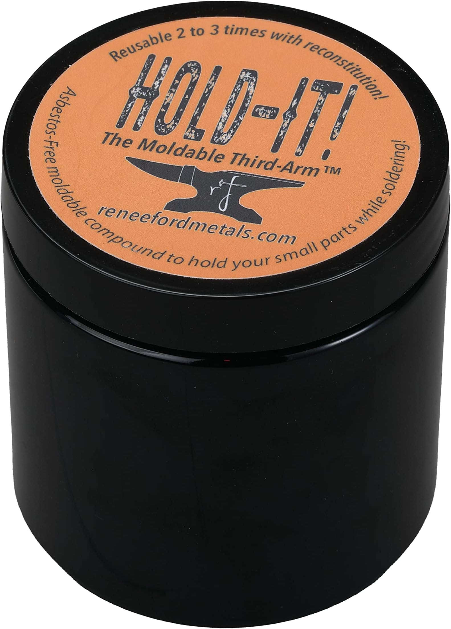 Hold-It! The Moldable Third Arm Solder Positioning Clay by Renee Ford Metals