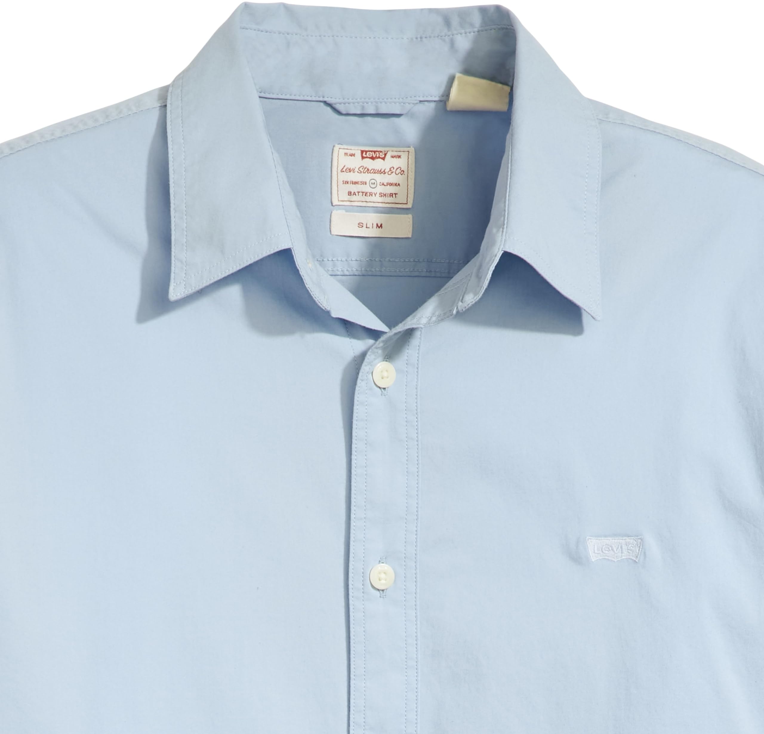 Levi's Long-Sleeve Battery Housemark Slim Shirt Uomo