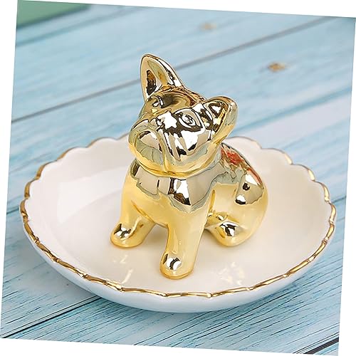 Miniatura 7 de BESTOYARD Bandeja de joyería de animales para clasificación de cuentas, plato de joyería de alpaca, pendientes, bandejas, decorativo, lindo, animal,