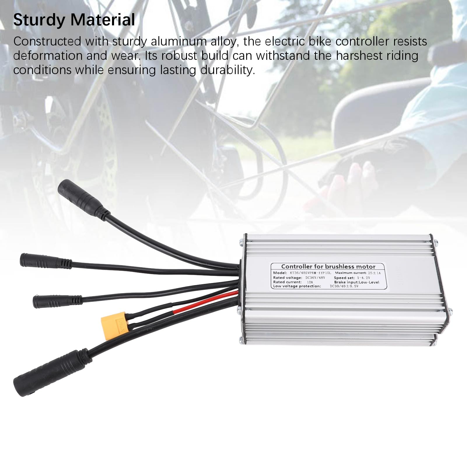 Rower Górski Kontroler Silnika Wodoodporne Złącze Aluminium Aluminium Kontroler 36 V 48V 250 W 500 W 750W Silnik