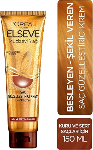 L'Oreal Paris Elseve Mucizevi Yağ Saç Güzelleştirici Krem 150 ml - Kuru ve Sert Saçlar İçin