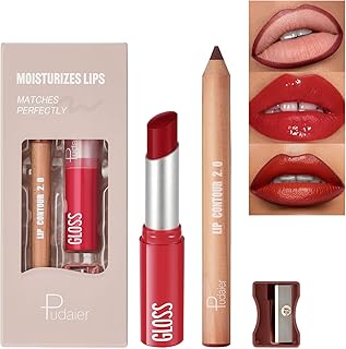 Juego de 2 lápices labiales y delineador de l...