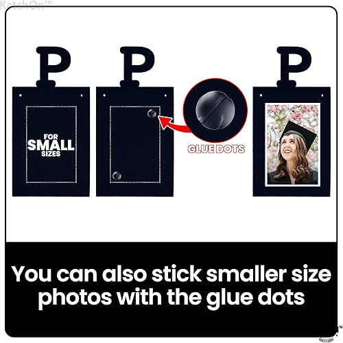 Miniatura 3 de KatchOn, Cartel de fotos de graduación 2024  grande, 10 pies  Cartel de graduación de fieltro 2024 personalizado  We Are So Proud of You Banner