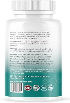 Vinco Beetroot Capsules 10,000mg - High Strength Beetroot Supplement 180 Vegan Capsules - Nitric Oxide Support - Enriched with Black Pepper - Made in The UK