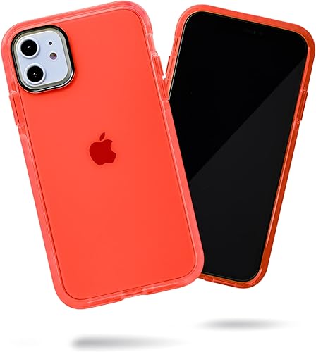 Miniatura 33 de SteepLab Funda de barrera para iPhone 12 y iPhone 12 Pro, absorción de impactos de protección de 360 grados con bisel elevado y colores llamativos