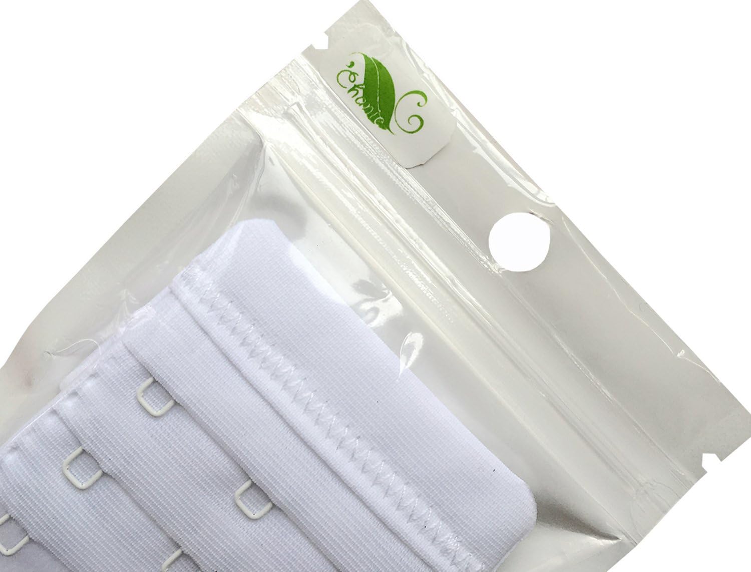 Women Pack of 3 Soft Comfortable 3 Hooks Bra Extender,2.4"x 2.3" - Image 5