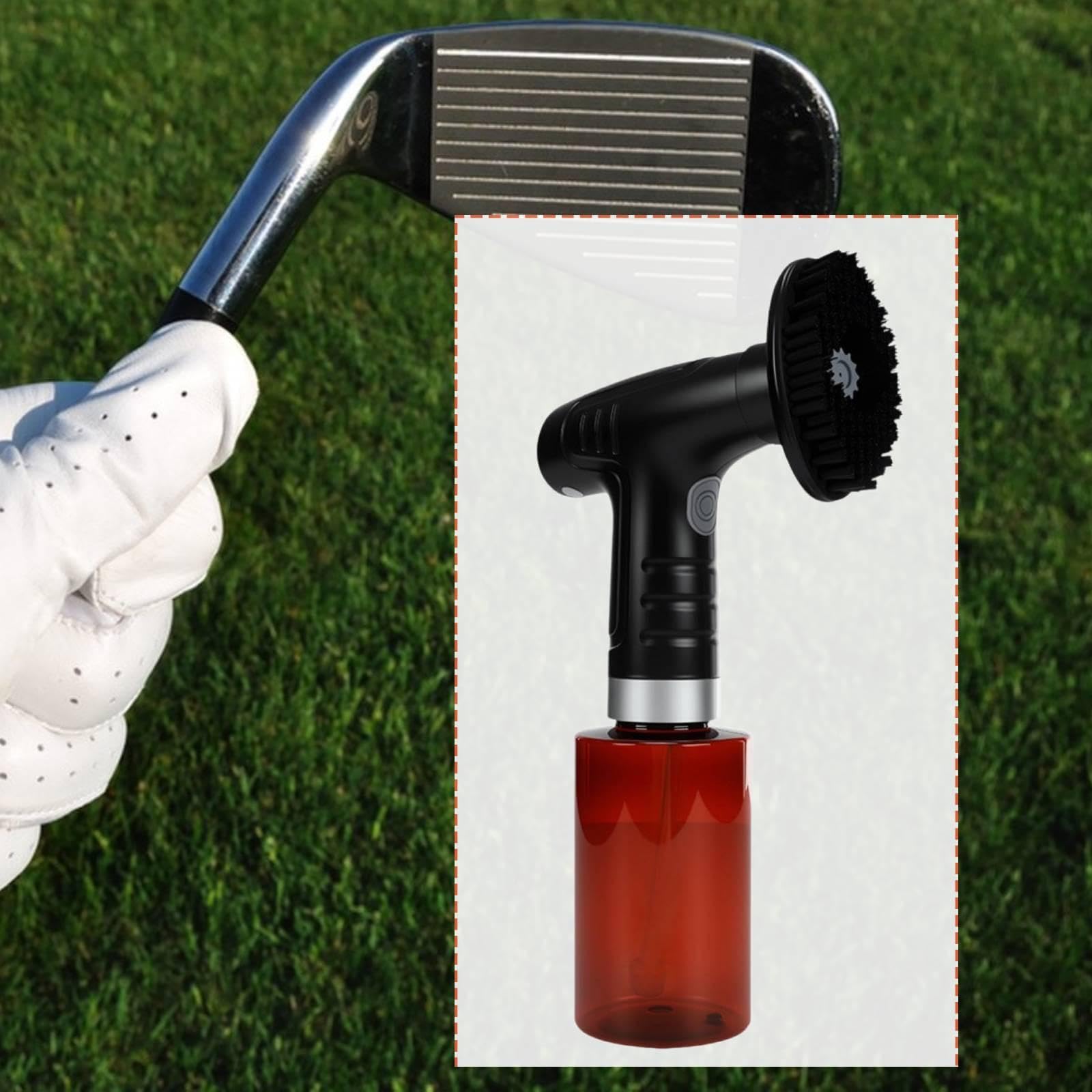 Milageto Cepillo Limpiador eléctrico para Palos Golf, a Prueba Fugas, Regalo para golfistas, Accesorios Ligeros y Recargables.