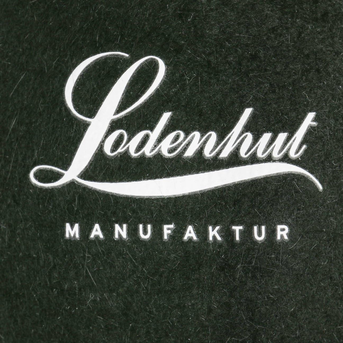 LODENHUT MANUFAKTUR Mießbacher Haarfilzhut Herren Hut Kordel Uni Made in Germany Sommer Winter Oliv 56 cm