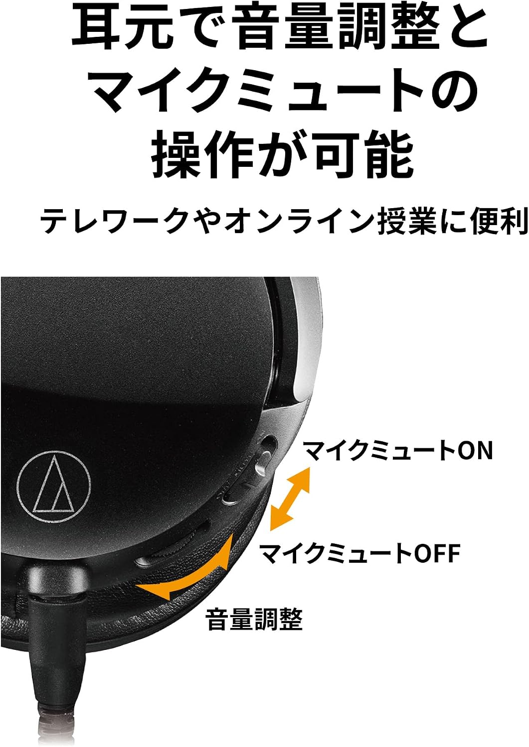 Audio-Technica ATH-GL3 Gaming Headset, Airtight Type, PC, PS4, PS5, Switch, Xbox One, Removable Microphone, 0.1 inch (3.5 mm) Stereo 4, Ultra Mini Plug, ATH-GL3 BK