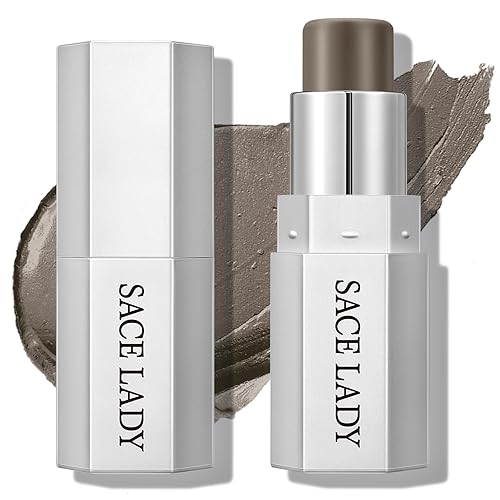 SACE LADY Contour Stick, Cool Toned Contour for Natural Sculpting, Easy to Blend & Long Lasting Cream Bronzer Stick Makeup for Face Eyes Lips (06 Shady, 1pc) - 06 Shady - 0.32 Ounce (Pack of 1)