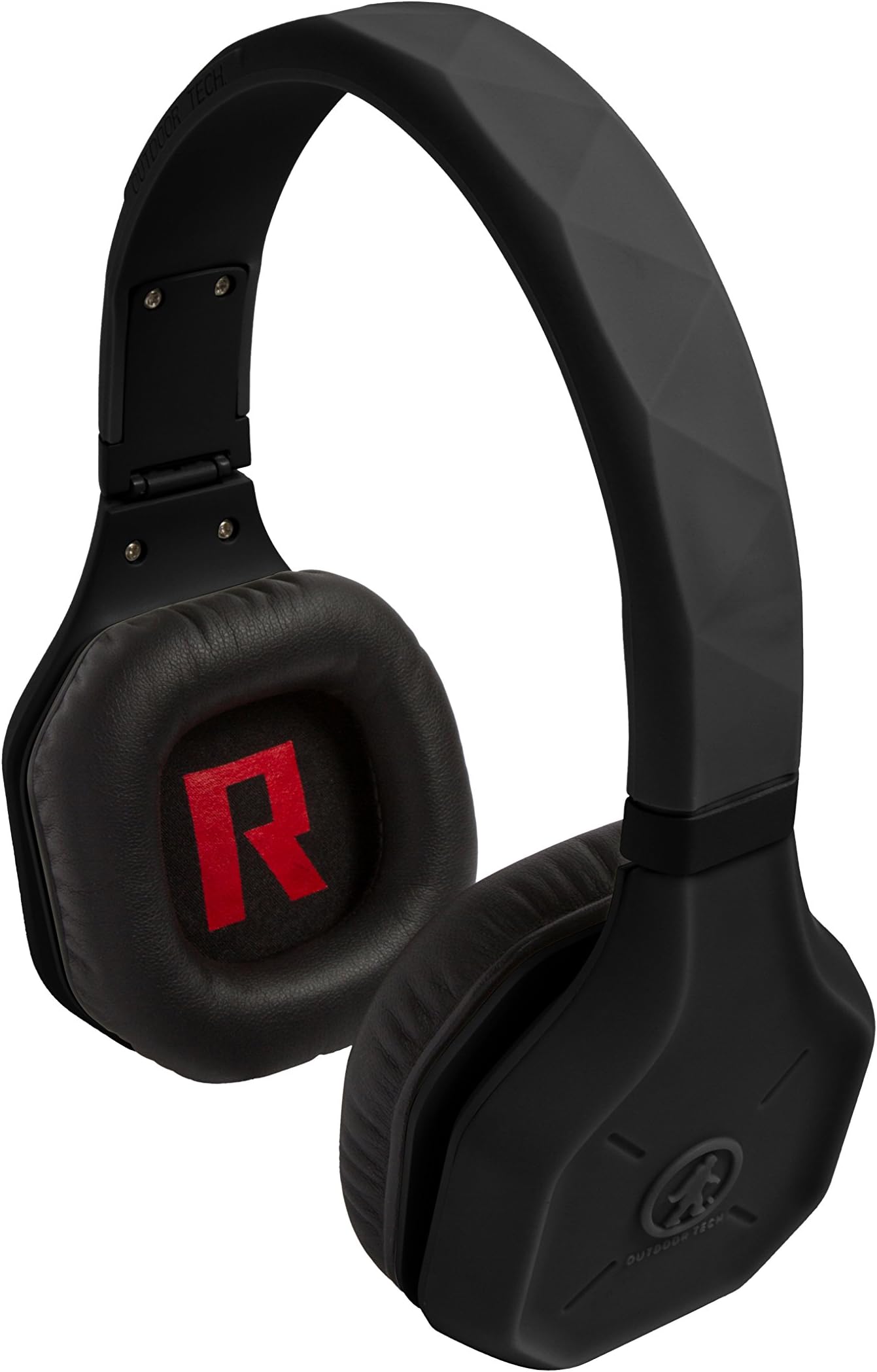 Bluetooth Headphones, Rhinos by Outdoor Tech, Rugged Wireless Waterproof Over-Ear Earphone with Built-in Mic - Black