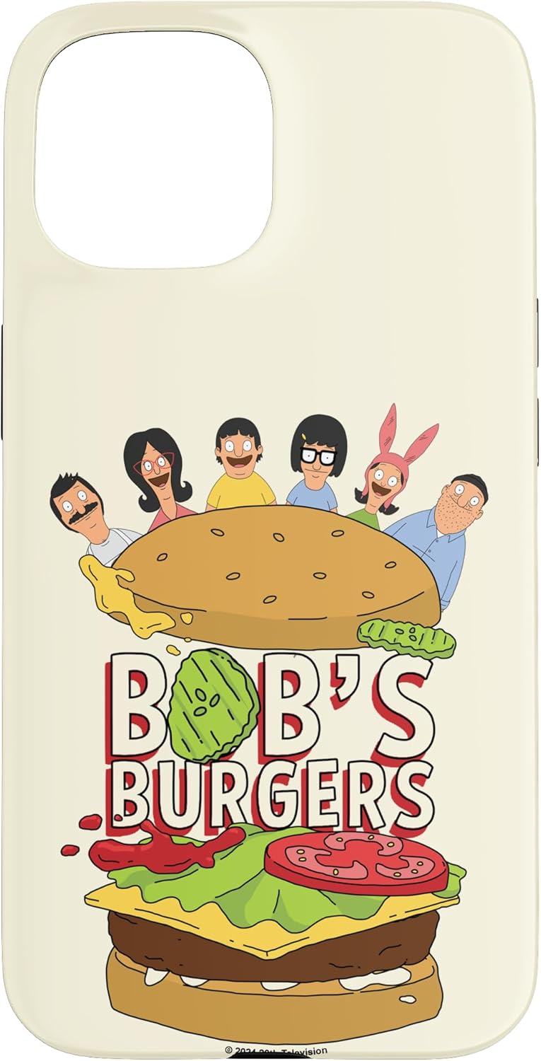 Bob's Burgers Family Group Shot Big Burger Logo Case for iPhone 16 Plus