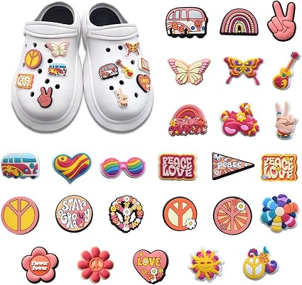 20 Pièces Charmes de Chaussure Crocs Charms Accessoires Shoe Charms Décoration De Chaussures De