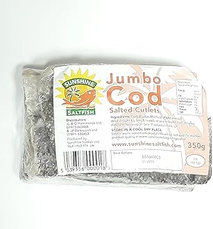 Sunshine Saltfish COD Salted Cutlets (350g)