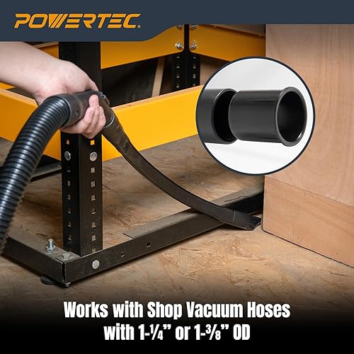 Vista 31 de POWERTEC 70296 Reemplazo del adaptador de manguera atornillada, adaptador de manguera roscada de 1-1/2 pulgadas para kits de montaje POWERTEC 70175