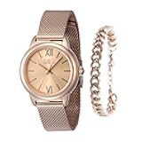 Angel Lady 30mm Stainless Steel Rose Gold Rose Gold dial PC21J Quartz
