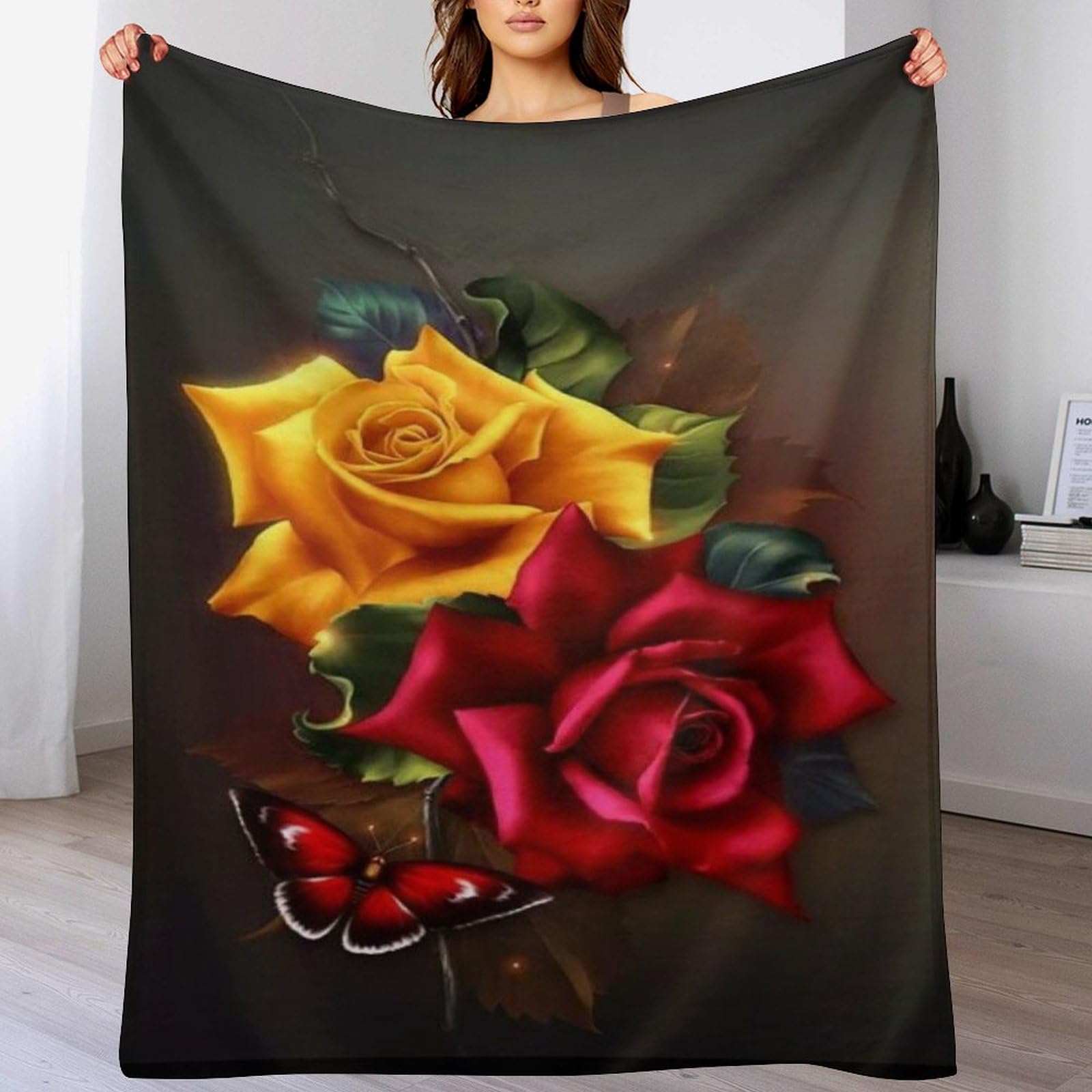 Manta cálida de salón color rosa para tardes de sofá y película