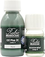 Vista 226 de Rubio Monocoat Aceite para Acabado de Madera 175 pies² - Puro Oil Plus 2C Aceite de Linaza para Madera Rápido de Secar, Ecológico para Uso