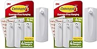 Vista 13 de Command - Colgadores de cuadros de dientes de sierra, 4 colgadores de marco y 8 tiras Command, marcos de dientes de sierra para colgar sin daños