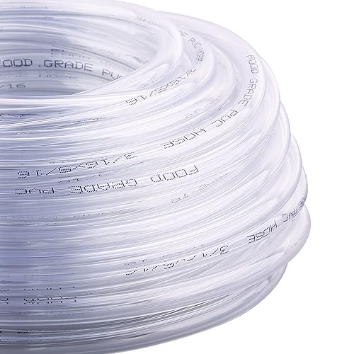 Miniatura 215 de DERNORD - Tubo de cloruro de polivinilo (PVC) de 5/16 pulgadas de diámetro interior x 7/16 pulgadas de diámetro exterior, manguera flexible