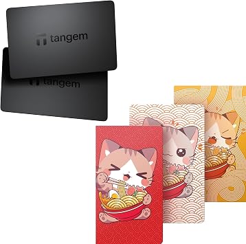 TANGEM Wallet 2.0 Bundle Pack of 2 Wallet Ramen Pack of 3 Ultimate Security Meets Everyday Elegance