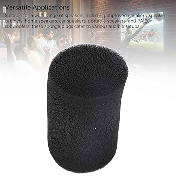 Amazon.co.jp: 4PCSスピーカーポートチューブスポンジ