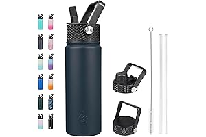BJPKPK 22oz Stainless Steel Insulated Water Bottle