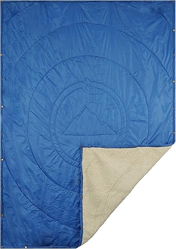 Manta de campamento al aire libre  Mantas ultraligeras para dormir, campamento, viajes, senderismo, estadio, forro polar Sherpa cálido acolchado