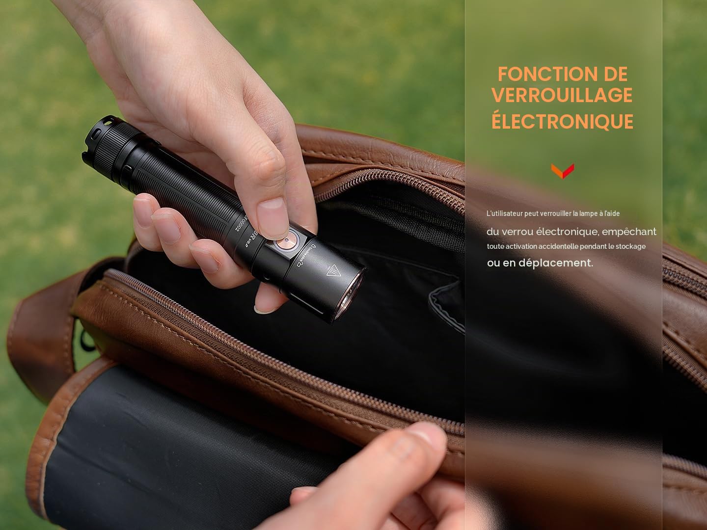 fenix E28R v2.0 Lampe torche LED rechargeable multifonction | 1700 lumens | 273 m | 260 heures maximum | Capuchon arrière magnétique | Clip de corps bidirectionnel | IP68