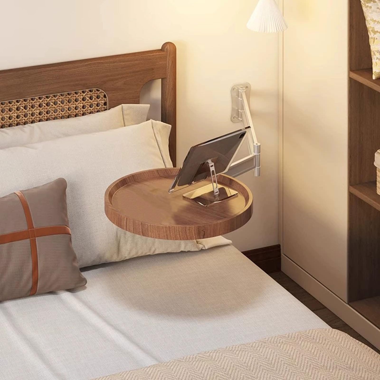 Gain place table chevet flottante extensible pour petit espace