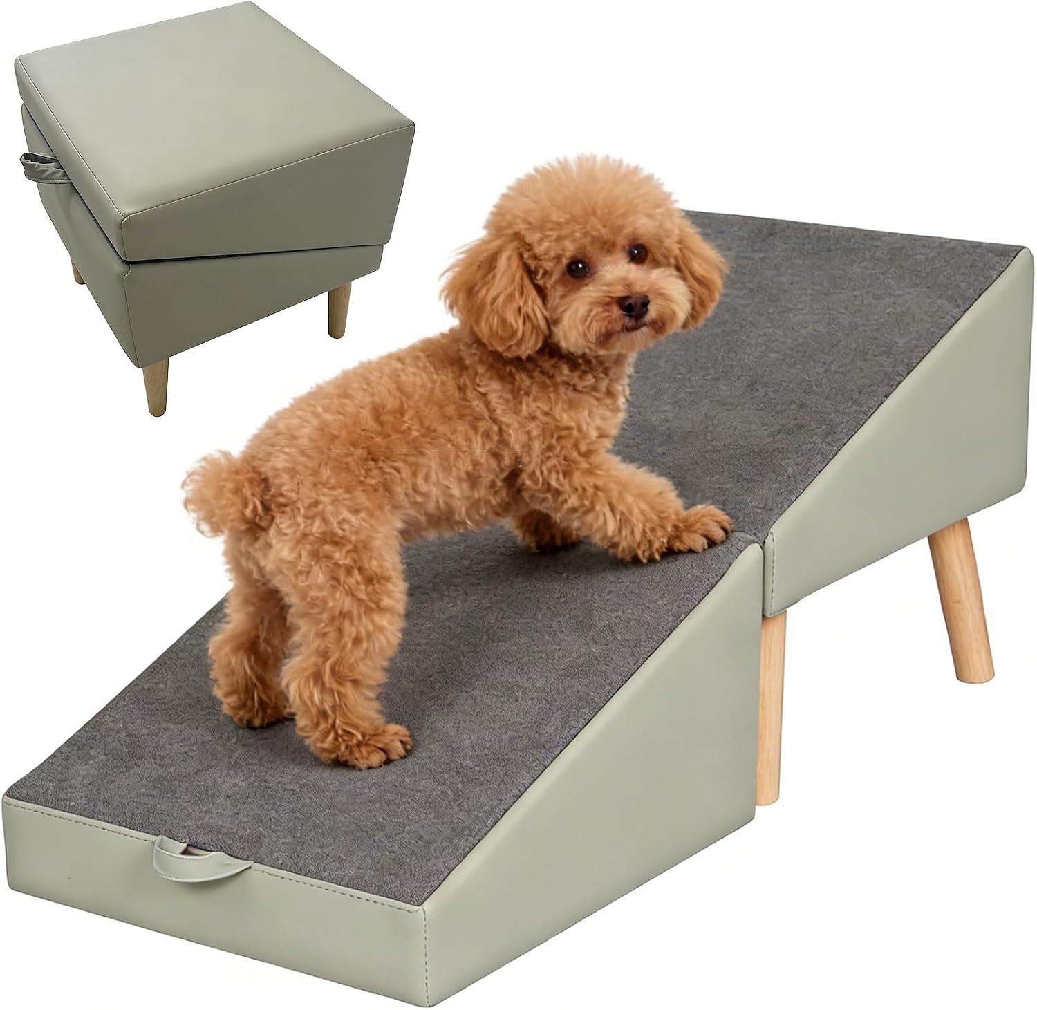 Amazon | ペット ステップ 犬階段 犬スロープ階段 ドッグステップ 犬猫用 折りたたみ式 耐荷重100kg 滑り止め付き コンパクト ...