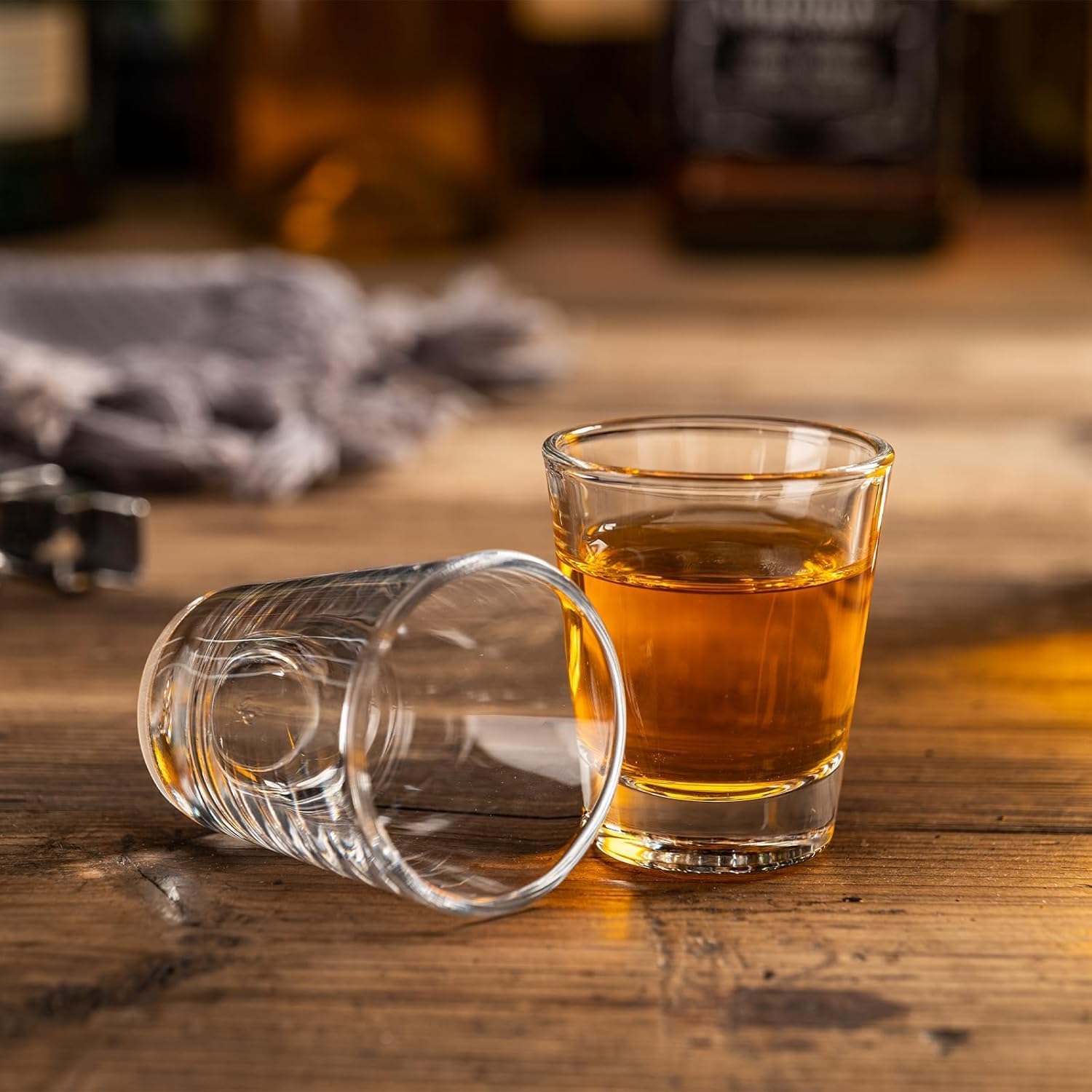 80 Pack Glass Shot Glasses Set,1.8OZ Shot Glasses Bulk With Heavy Base,Small mini Glass Cups for Vodka,Tequila,Espressos,Chocolate,Beer,whiskey