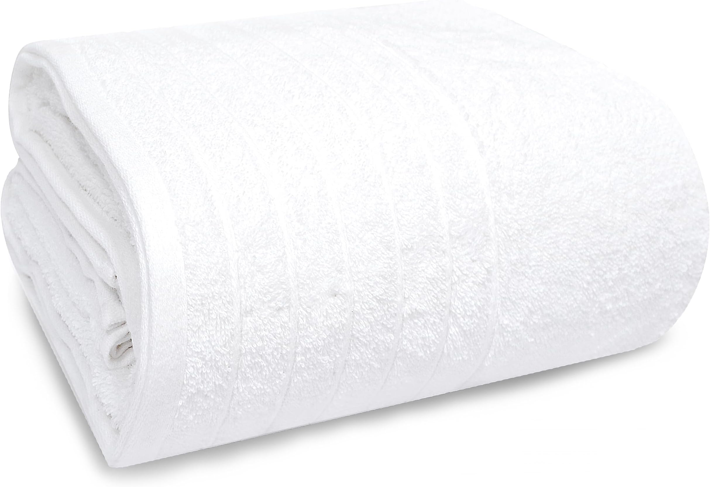 Tens Towels Pack of 1 Jumbo Bath Sheet 40 x 80 Inches, Extra Large & Light Weight, Quicker to Dry, 100% Cotton, Super Soft & Absorbent, Perfect to Wrap Yourself in, White