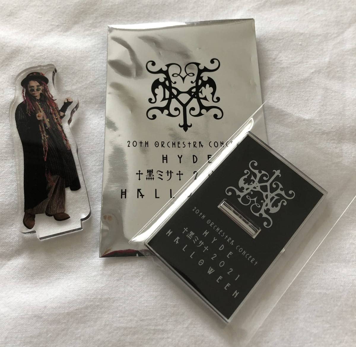 hyde ラルク 黒ミサ アクリルスタンド HYDE 黒ミサ ハロパ